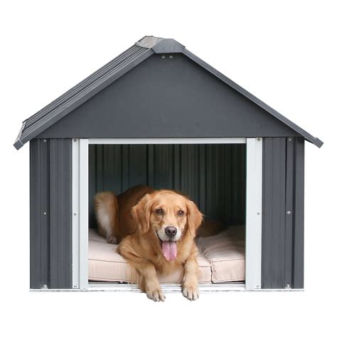 metal dog house australia|large waterproof dog house.